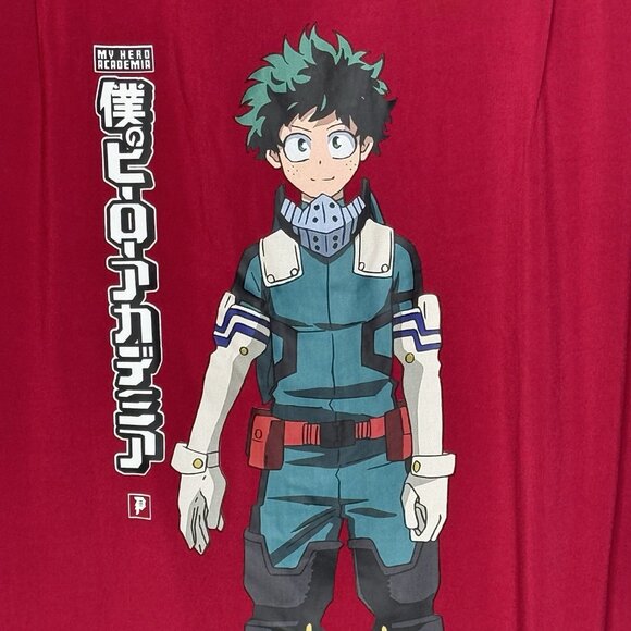 My Hero Academia Medium Collared Button Up Izuku Midoriya Size Large - Picture 3 of 3